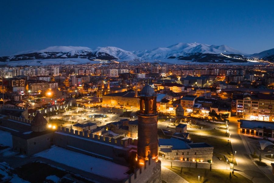 Erzurum Castle and City View