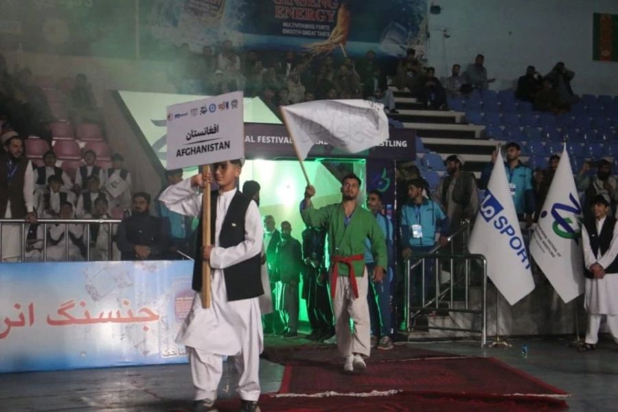 кураш прошел впервые в Афганистане