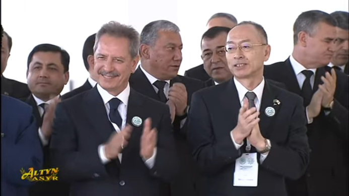  Президент Туркменистана принял руководителей консорциума компаний Mitsubishi Corporation и Çalik Holding