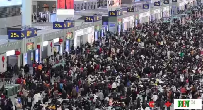  В первую неделю новогоднего пика в Китае ожидается более 1,4 млрд пассажирских поездок