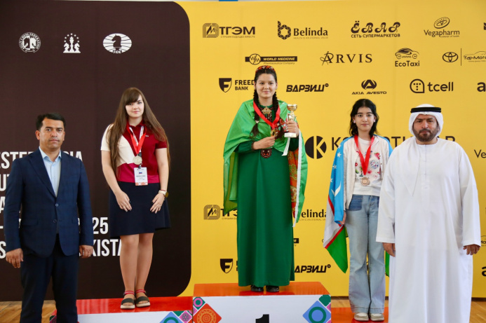  Western Asian Youth Chess Championship 2025: Туркменистан завоевывает медали!