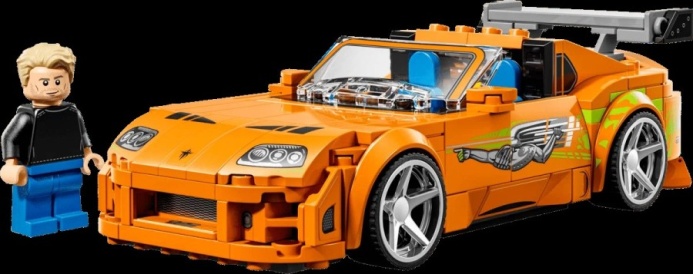  Lego «Forsaž» filmindäki Toyota Supra MK4 awtoulag toplumyny Braýan O'Konneriň heýkeljigi bilen bile hödürledi