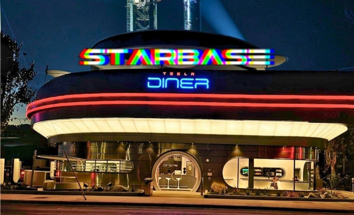  First Tesla Diner opens in Los Angeles: retro-futurism meets EV charging