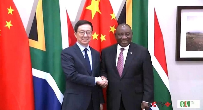  Вице-президент Китая посетил Южную Африку
