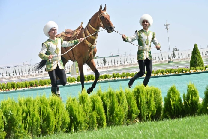  The Ashgabat Equestrian Complex Held Festivities with the Participation of the President of Turkmenistan