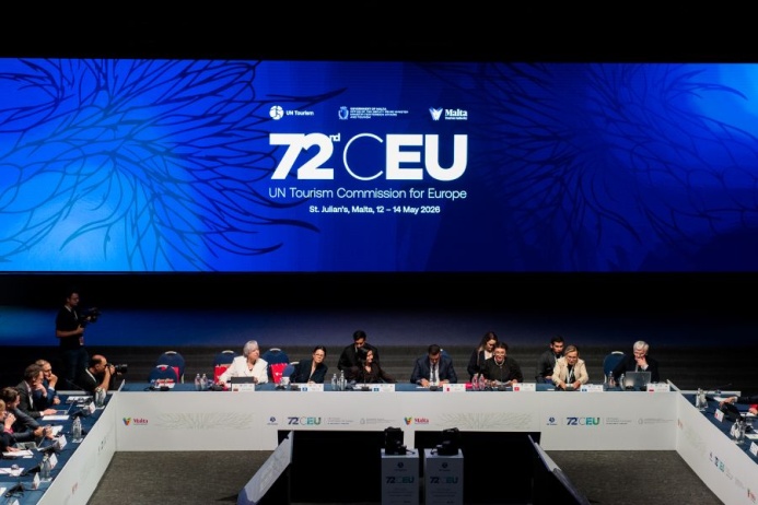  The delegation of Turkmenistan takes part in the 72nd session of the UN Tourism Commission for Europe