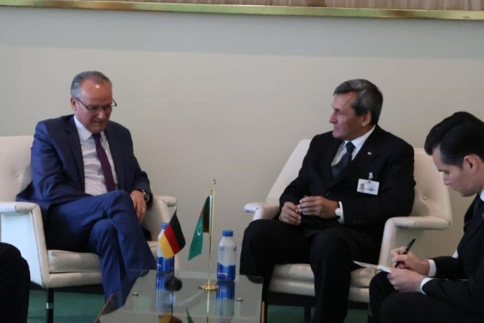  Turkmenistan Held Talks with Germany and Cuba on the Sidelines of the UN Security Council Debates
