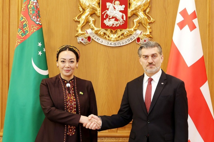  Председатель Меджлиса Туркменистана встретилась с Президентом Грузии