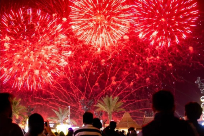  The UAE set five world records at New Year’s Eve