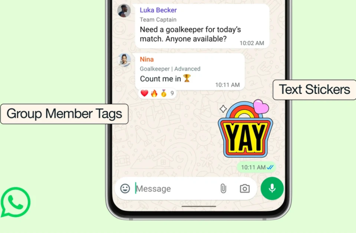  WhatsApp ввел роли для участников групп и напоминания о событиях