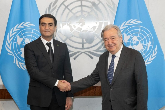  Вепа Хаджиев и Антониу Гутерриш подтвердили приоритеты партнерства Туркменистан – ООН