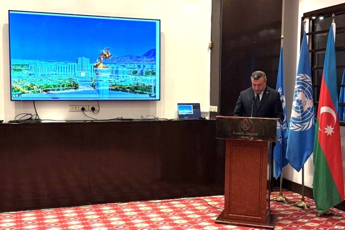  Посольство Туркменистана представило проект города Аркадаг на форуме в Кабуле
