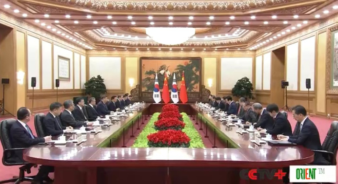  Президенты КНР и Республики Корея подтвердили курс на развитие стратегического партнёрства