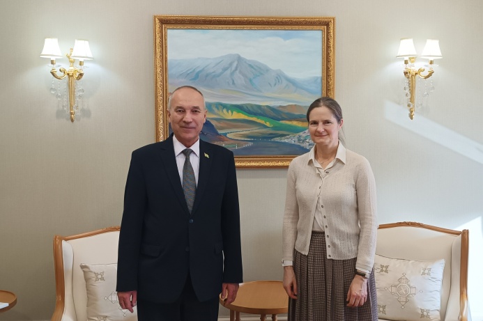  В Минске прошла встреча Посла Туркменистана с Временной поверенной в делах ФРГ в Беларуси
