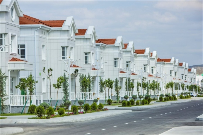  President Serdar Berdimuhamedov Laid the Foundation of a New Village in Mary Velayat