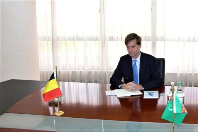  The Belgian Ambassador Was Received at the Ministry of Foreign Affairs of Turkmenistan