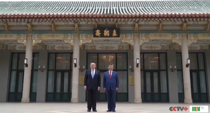  Xi, Trump have private meeting in Beijing