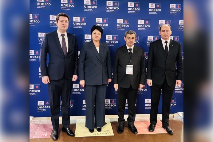  Министры образования Туркменистана и Узбекистана провели встречу в штаб-квартире ЮНЕСКО