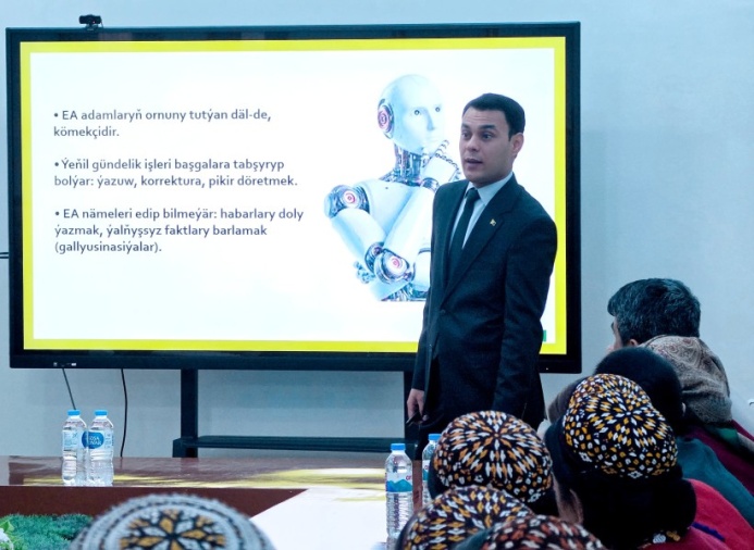  Open Lesson at Turkmen Agricultural University: The Role of Journalism in Economic Spheres and Media Literacy